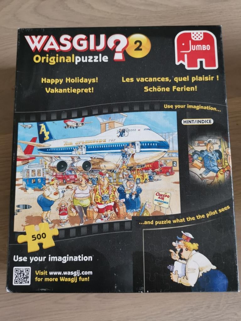 Wasgij Original puzzel 2 Happy Holidays 500 stukjes, Ophalen of Verzenden, 500 t/m 1500 stukjes
