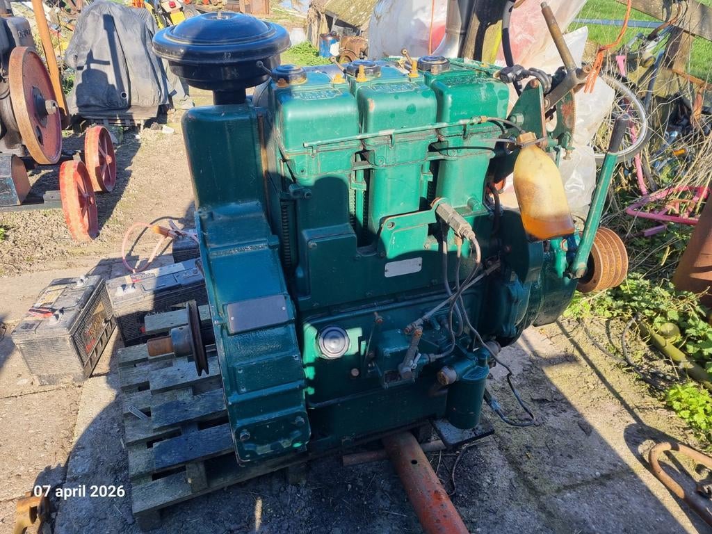 Lister HA3 stationaire motor 33pk, Ophalen, Benzinemotor