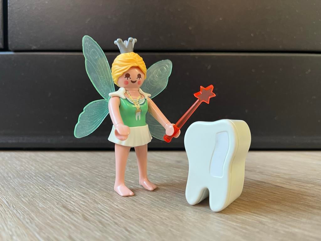 Playmobil Tandenfee met toverstaf en tand, Ophalen of Verzenden, Zo goed als nieuw, Los playmobil