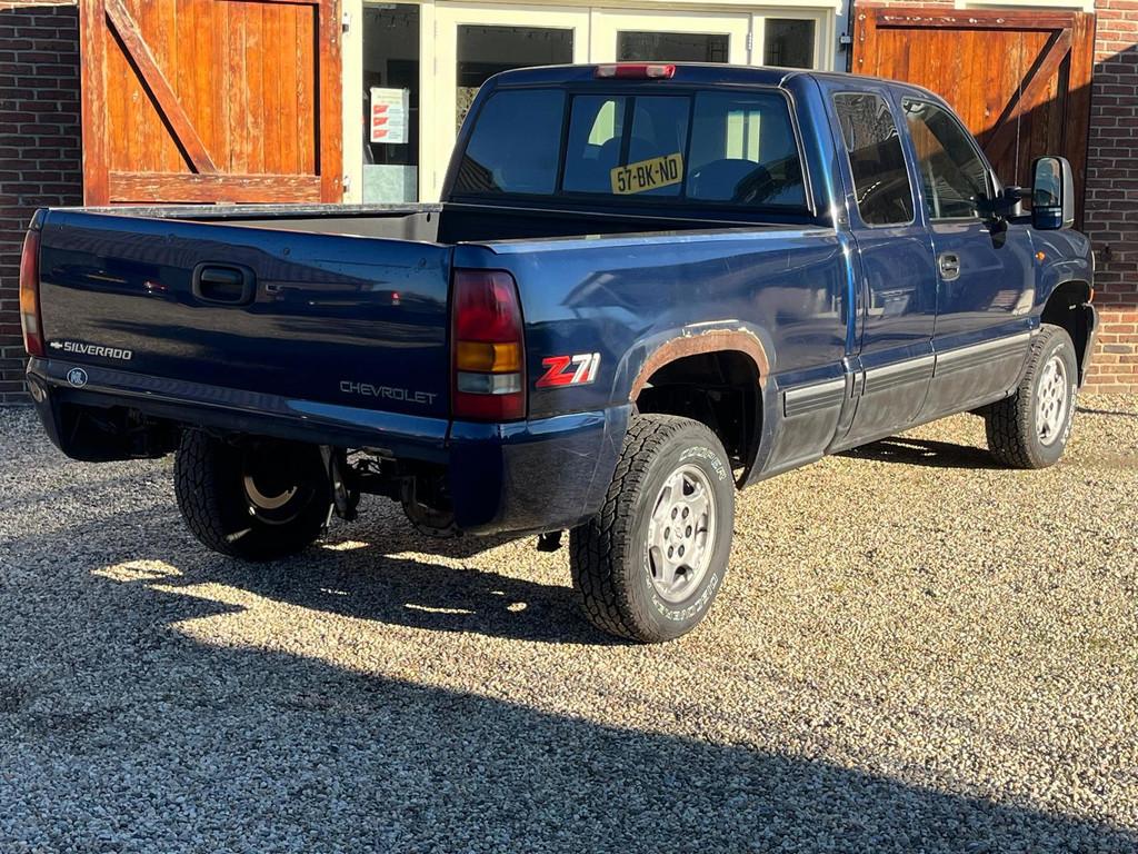 Chevrolet K 1500 Silverado V8 met werk en APK, Auto's, Chevrolet, Stof, Gebruikt, 8 cilinders, Blauw