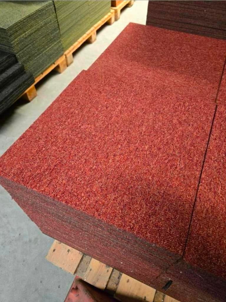Tapijttegels 50x50cm 1000m2 voorraad!, Huis en Inrichting, Stoffering | Vloerbedekking, Ophalen of Verzenden, 75 m² of meer, Tapijttegels