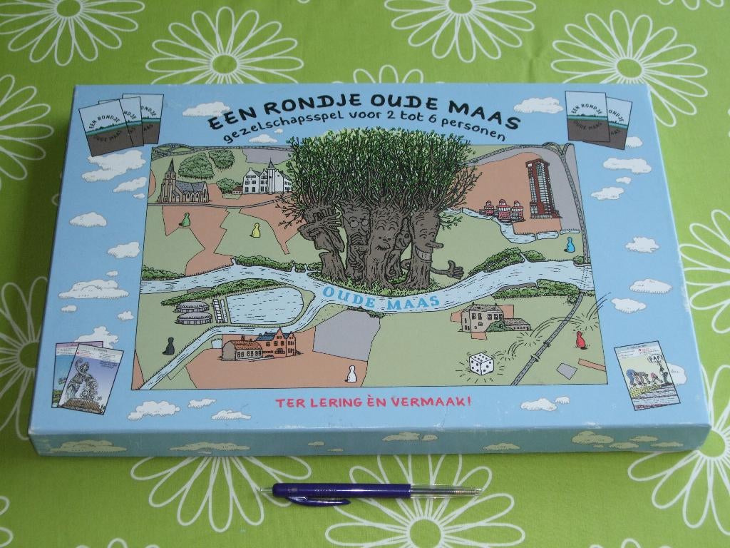 Een rondje Oude Maas - Triviant spel met kwartet, Een of twee spelers, Ophalen of Verzenden, Zo goed als nieuw