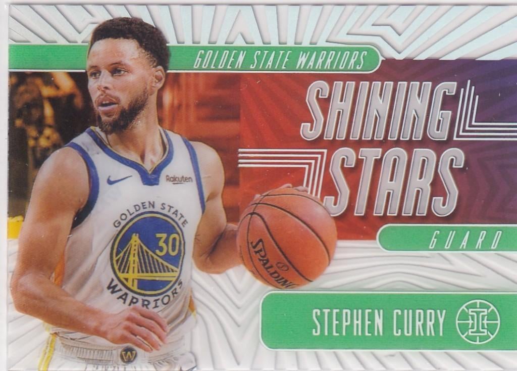 2019 Illusions Steph Curry Shin. Stars Green/Clear parallel, Verzamelen, Sportartikelen en Voetbal, Ophalen of Verzenden, Nieuw