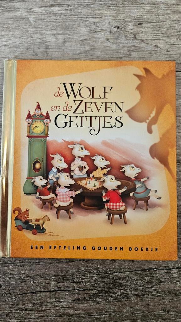 De wolf en de zeven geitjes - Efteling gouden boekje, Ophalen of Verzenden, Gelezen