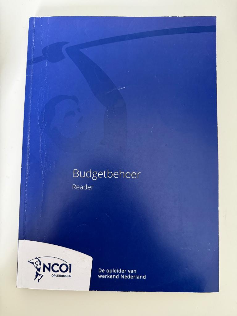 Budgetbeheer/reader, Boeken, Studieboeken en Cursussen, Ophalen of Verzenden, Alpha, Zo goed als nieuw, HBO