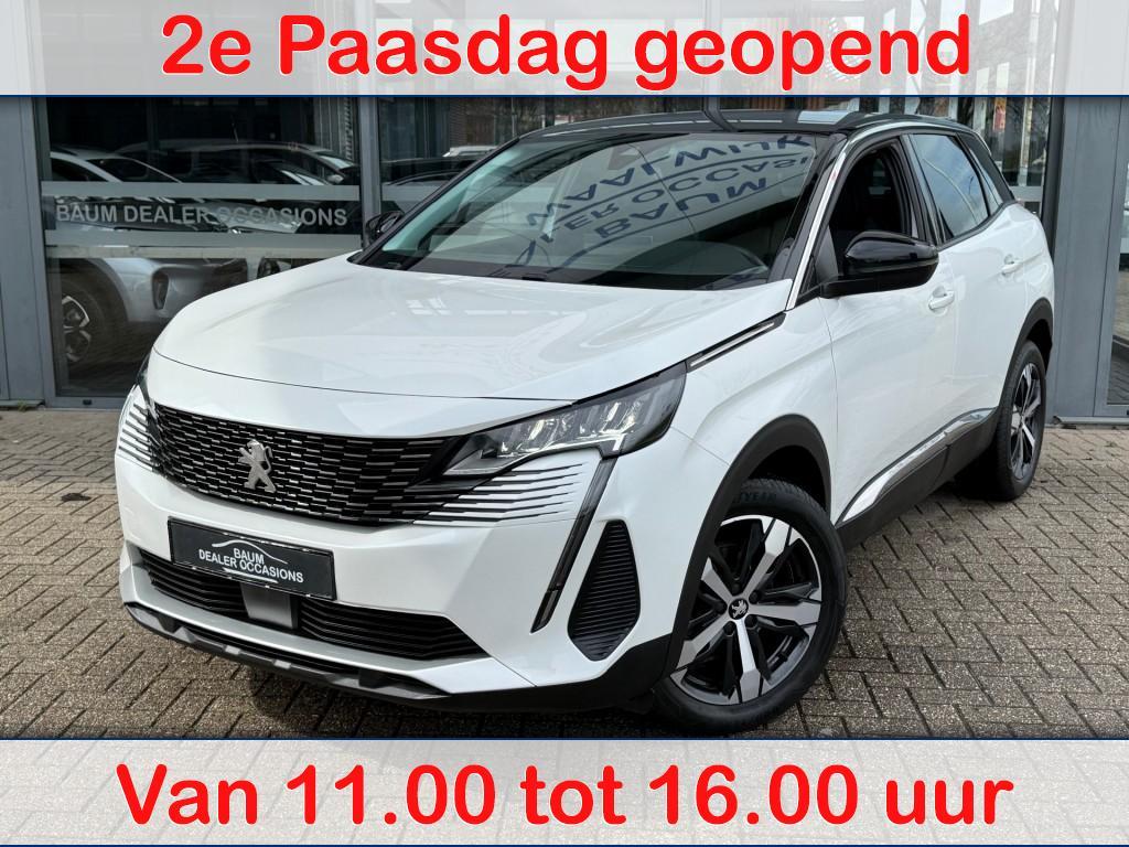 Peugeot 3008 1.2 PURETECH ALLUREPACK AUTOMAAT 130PK AIRCO NA, Automaat, Gebruikt, 1199 cc, Wit