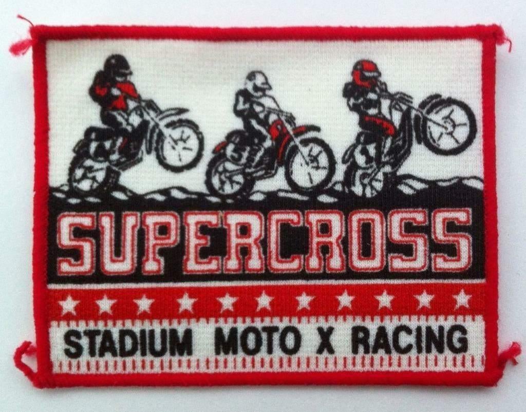 Supercross Stadium Moto x Racing patch badge opnaai embleem, Ophalen of Verzenden, Nieuw, Motoren