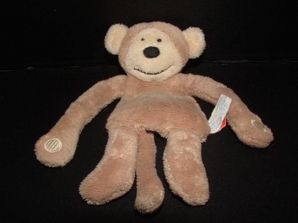 DIFRAX AAP KLEINE UITVOERING VELOURS BEIGE MET ROOMWIT, Ophalen of Verzenden, Nieuw, Overige typen