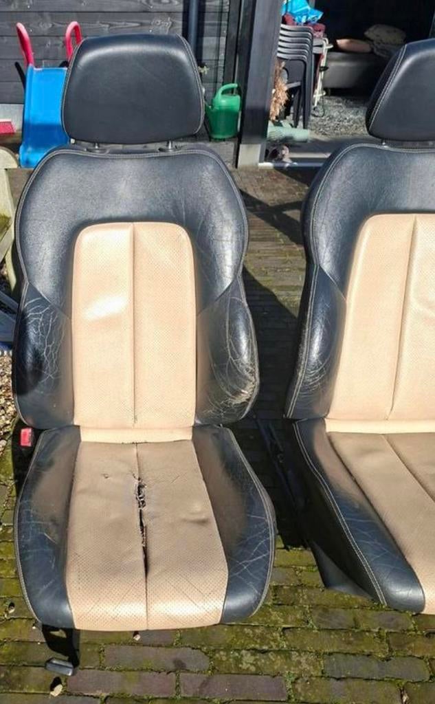 Originele stoelen leer Mercedes SLK, Ophalen of Verzenden