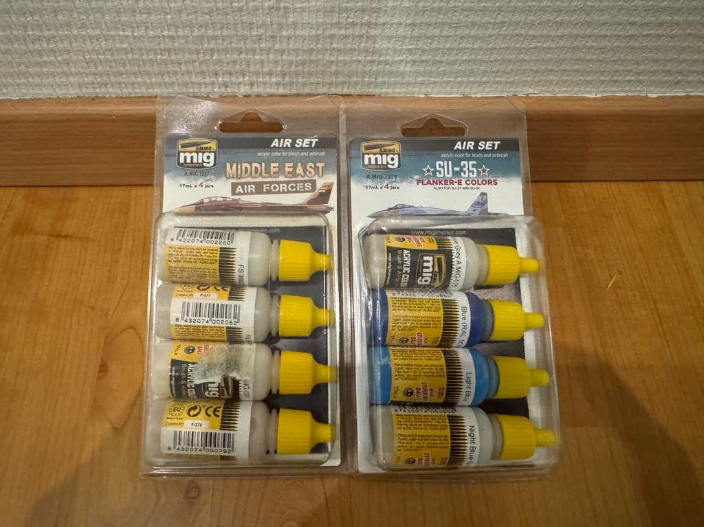 A.MIG-7212 & A.MIG-7219 Air Set Verfsets, Ophalen of Verzenden, Nieuw, Acrylverf