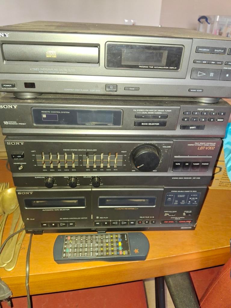 Sony stereotoren, Ophalen, Zo goed als nieuw, Sony