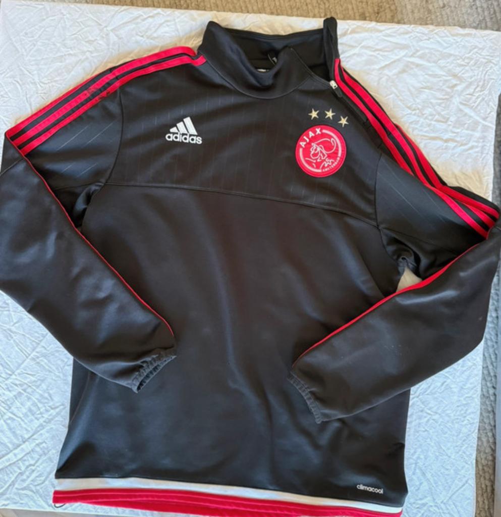 Ajax vest Nike zwart rood, Maat 52/54 (L), Zwart, Ophalen of Verzenden, Voetbal