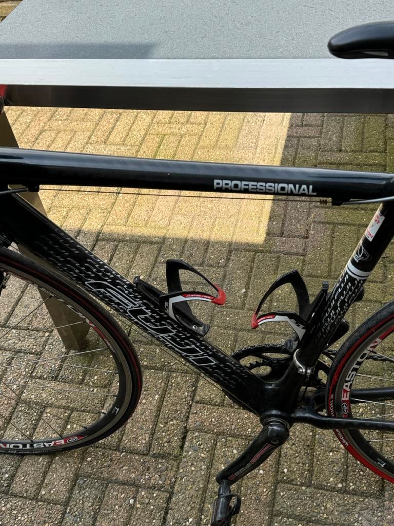 Fuji racefiets - Professional - Zwart/Rood, 28 inch, Gebruikt, Heren, Ophalen