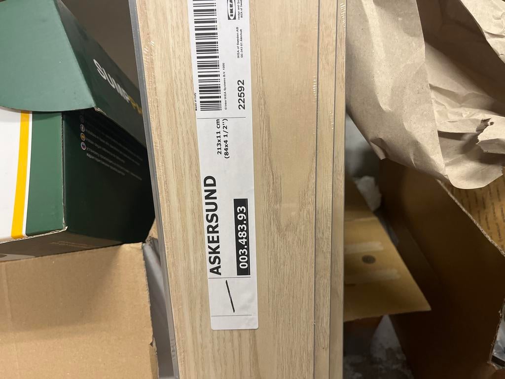 IKEA Askersund plinten 4 stuks gratis, Nieuw, Ophalen of Verzenden, Mdf, 200 tot 250 cm