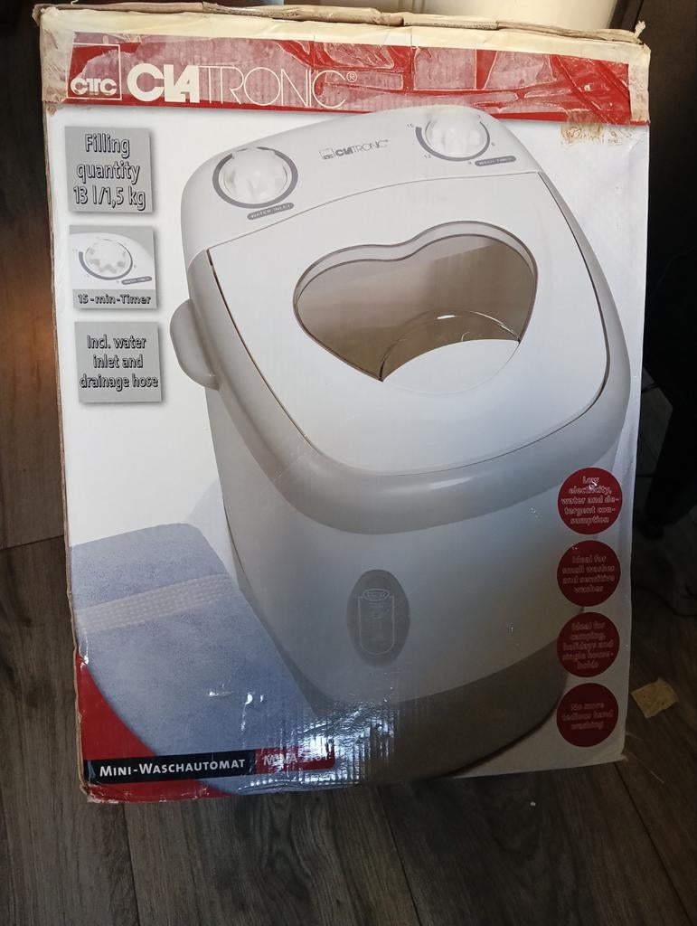 Clatronic Mini Wasmachine - Compact en Handig, Ophalen of Verzenden