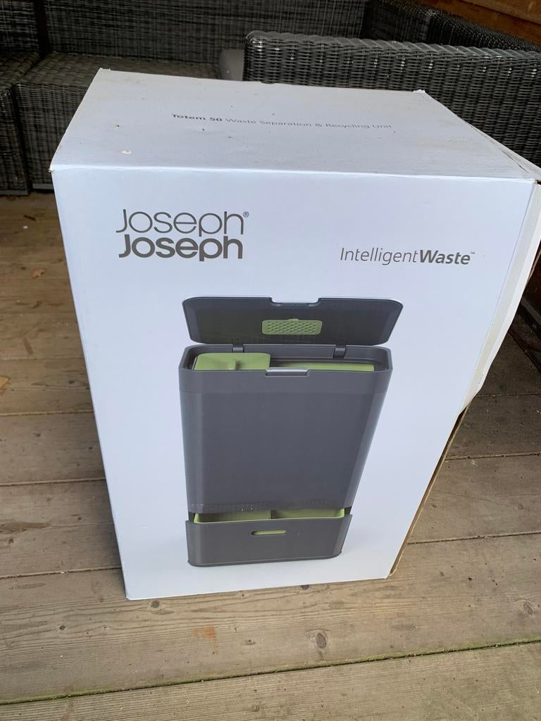 Gescheiden afvalbak Joseph/Joseph intellegent waste., Ophalen, Kunststof, 40 liter of meer, Zo goed als nieuw