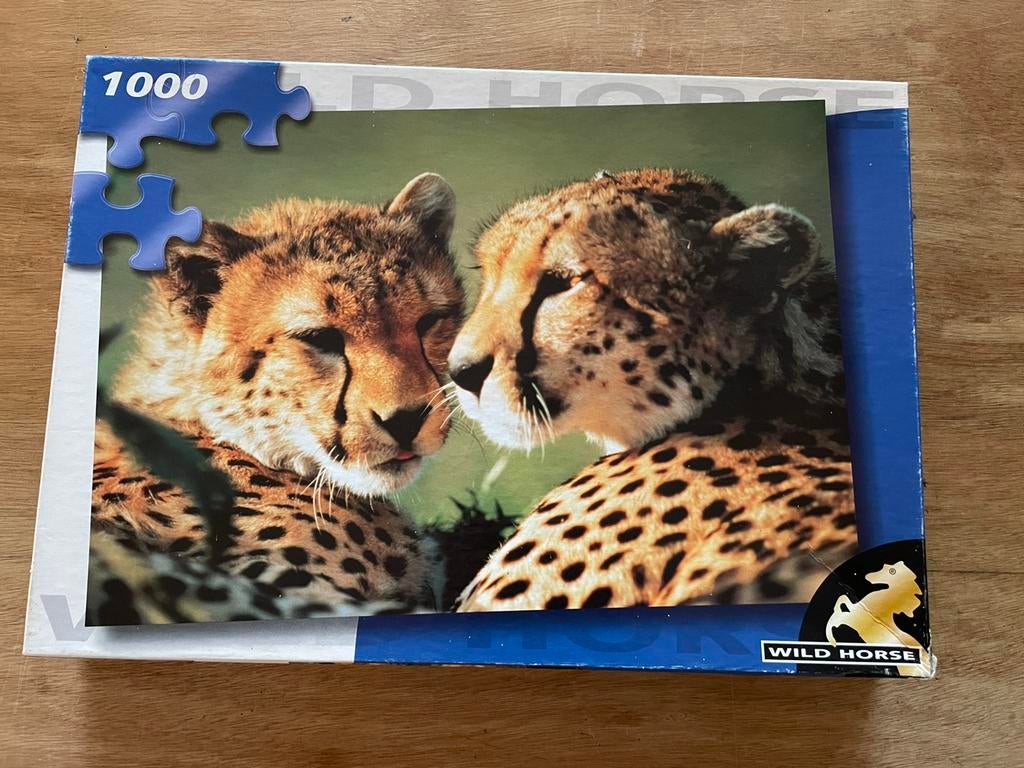 Leopards legpuzzel 1000 stukjes, Ophalen of Verzenden, 500 t/m 1500 stukjes, Zo goed als nieuw
