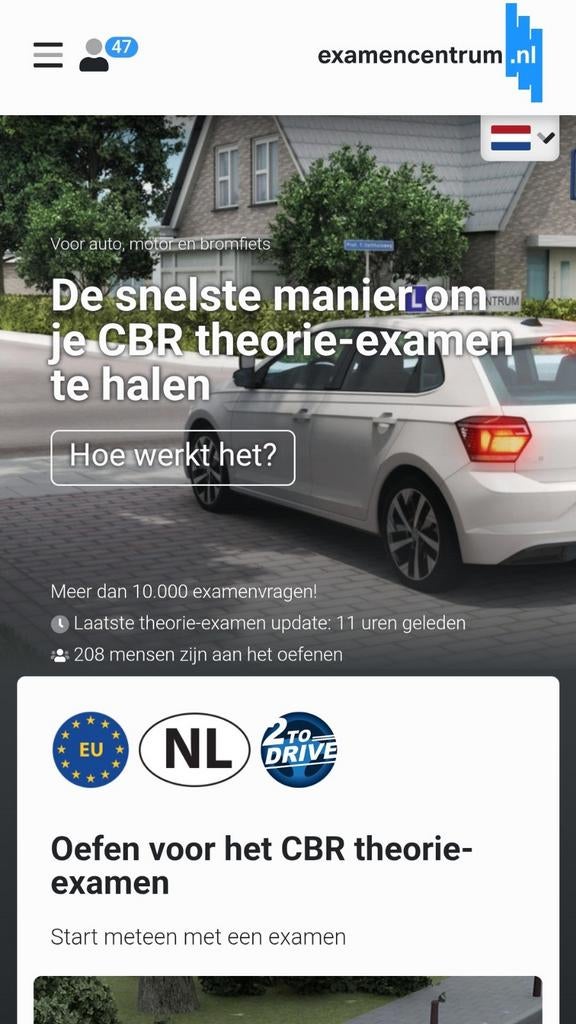 Auto, motor of bromfiets theorie, Ophalen of Verzenden