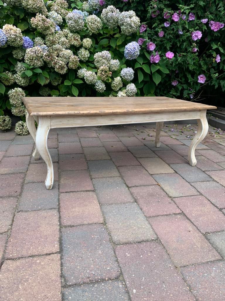 Mooie brocante salontafel, Ophalen