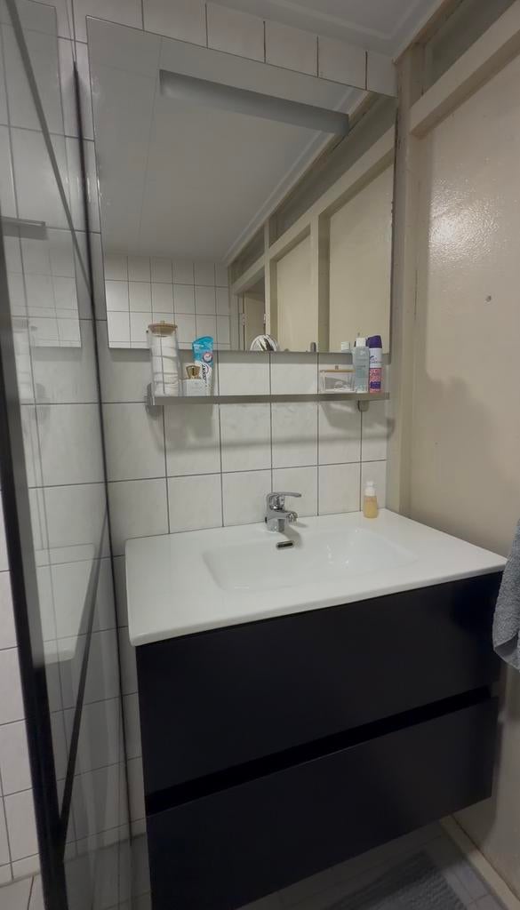 Badkamer spiegel Allibert, Ophalen, Gebruikt, 75 tot 100 cm, Minder dan 100 cm