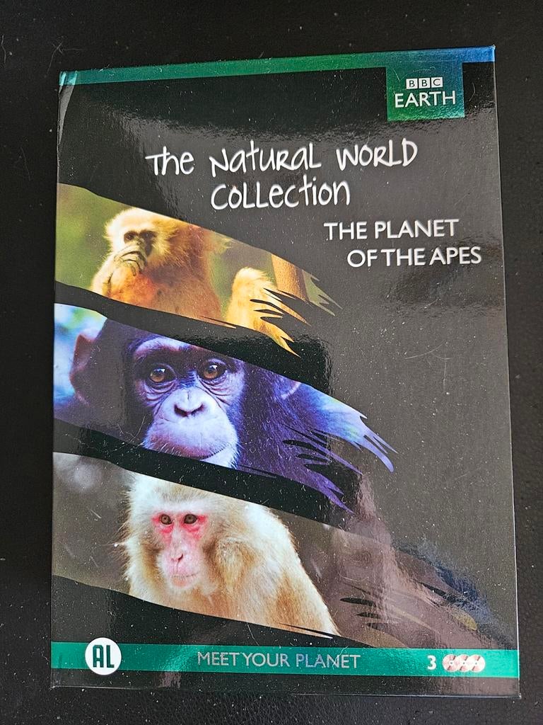 3dvd boxvan bbc earth over apen, Alle leeftijden, Boxset, Natuur, Ophalen of Verzenden