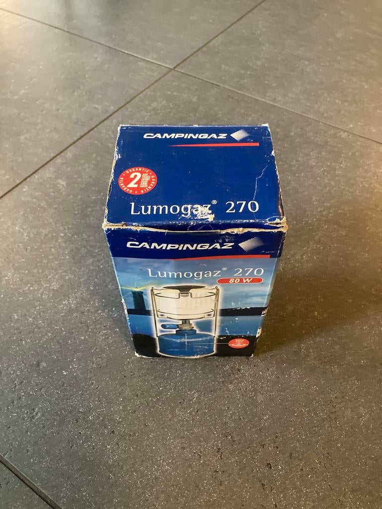 Campingaz Lumogaz 270 Gaslamp - Ideaal voor Kamperen, Caravans en Kamperen, Kampeeraccessoires, Ophalen of Verzenden, Zo goed als nieuw