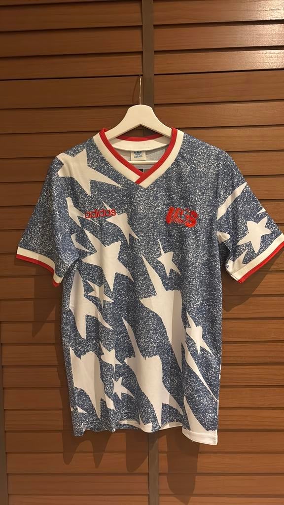 Retro Usa voetbalshirt, Verzenden, Zo goed als nieuw