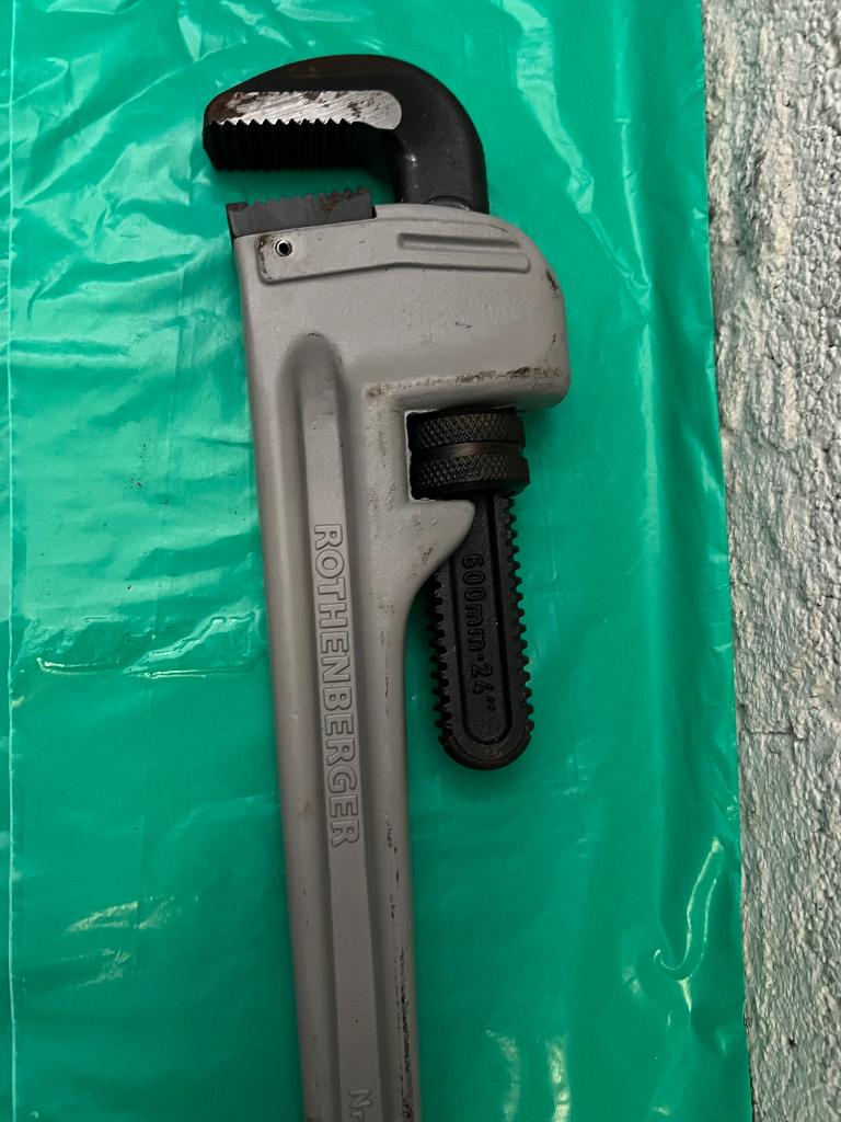 Rothenberger - Verstelbare pijptang 600mm, Doe-het-zelf en Verbouw, Gereedschap | Handgereedschap, Ophalen of Verzenden, Nieuw