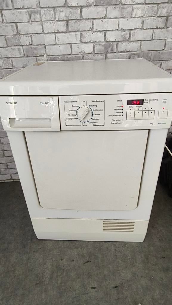 Siemens  condens Droger – Geen afvoer nodig, 6 tot 8 kg, Ophalen, Condens, 85 tot 90 cm