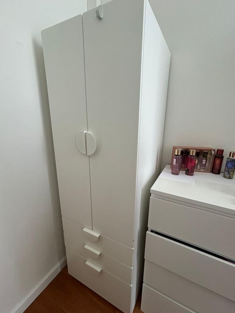 2x IKEA SMÅSTAD wardrobe white – €140 each or both for €250, Huis en Inrichting, Kasten | Kledingkasten, 50 tot 100 cm, Zo goed als nieuw