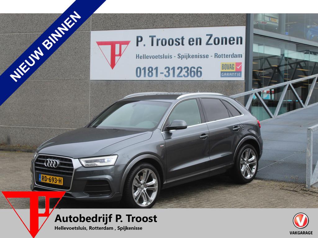 Audi Q3 1.4 TFSI CoD S-Line Automaat/Stoelverwarming/Apple c, 12 maanden, 4 cilinders, Lichtsensor, SUV of Terreinwagen