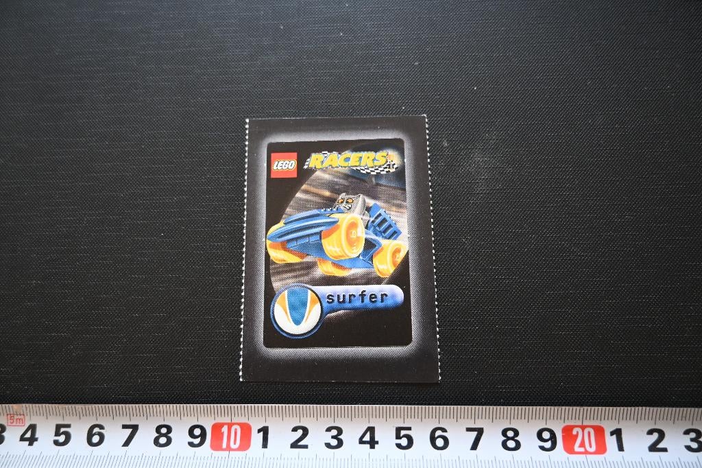 sticker 535 LEGO racers SURFER, Verzamelen, Stickers, Zo goed als nieuw, Ophalen