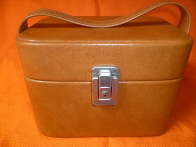 Beautycases, Ophalen, Zo goed als nieuw, Bruin, Met spiegeltje(s)