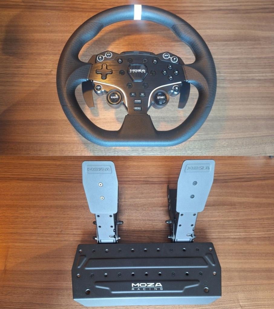 Moza R3 bundel (alleen voor pc), 1 speler, Racen en Vliegen, Eén computer, Ophalen of Verzenden