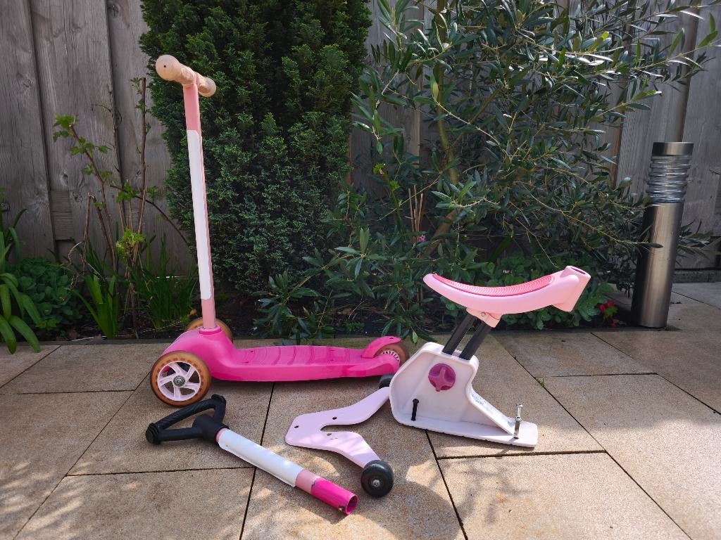 4 in 1 kinder step, loopfiets, Kinderen en Baby's, Speelgoed | Buiten | Voertuigen en Loopfietsen, Ophalen, Gebruikt, Loopfiets