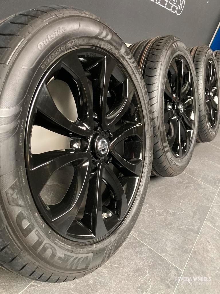 17'' originele Nissan Juke F15 demo velgen + banden 5x114.3, Auto-onderdelen, -, -, Banden en Velgen, 17 inch