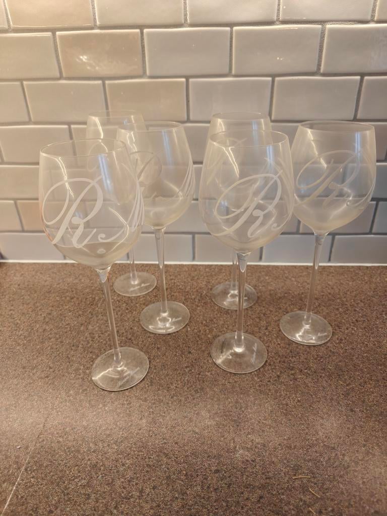 Riviera Maison Wijn Glazen - Set van 6, Glas of Glazen, Ophalen of Verzenden, Overige stijlen, Glas