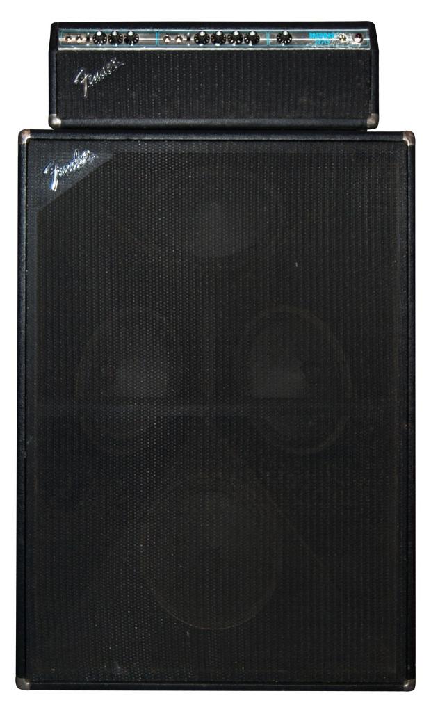 Fender Bassman 100 incl speakerkast, Ophalen, Gebruikt, Gitaar, 100 watt of meer