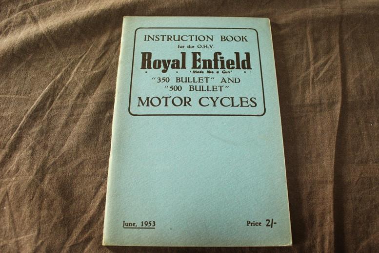 Royal Enfield Bullet 350cc 500cc 1953 instruction book, Ophalen of Verzenden, Yamaha
