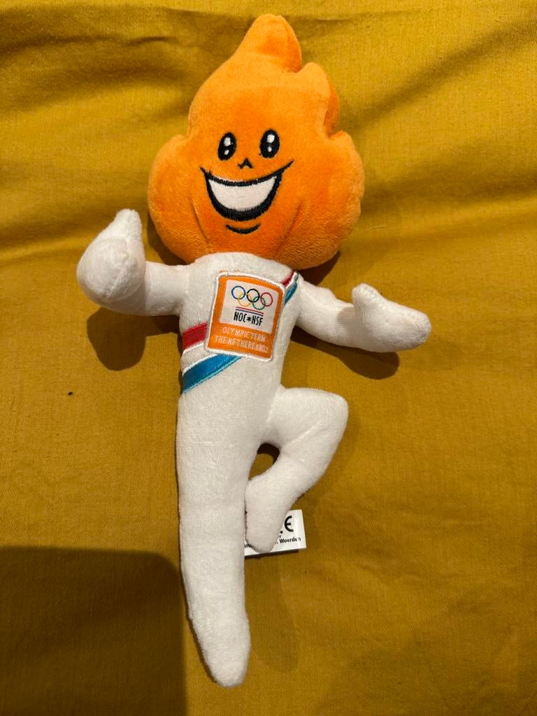 Olympische mascotte knuffel, Ophalen of Verzenden, Zo goed als nieuw, Overige typen