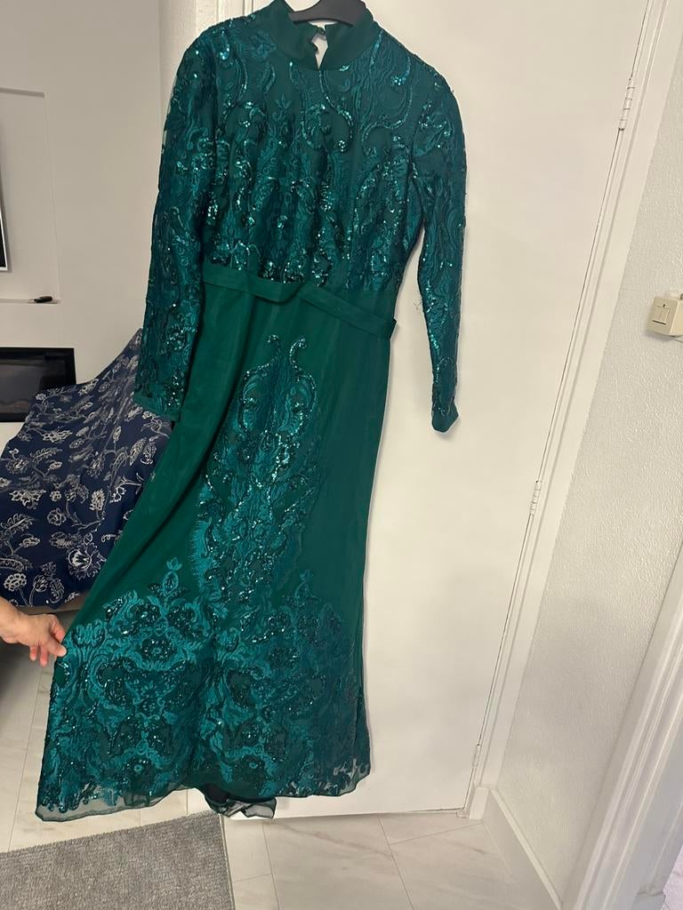 Turkse jurken, Maat 46/48 (XL) of groter, Ophalen of Verzenden, Zo goed als nieuw, Onder de knie