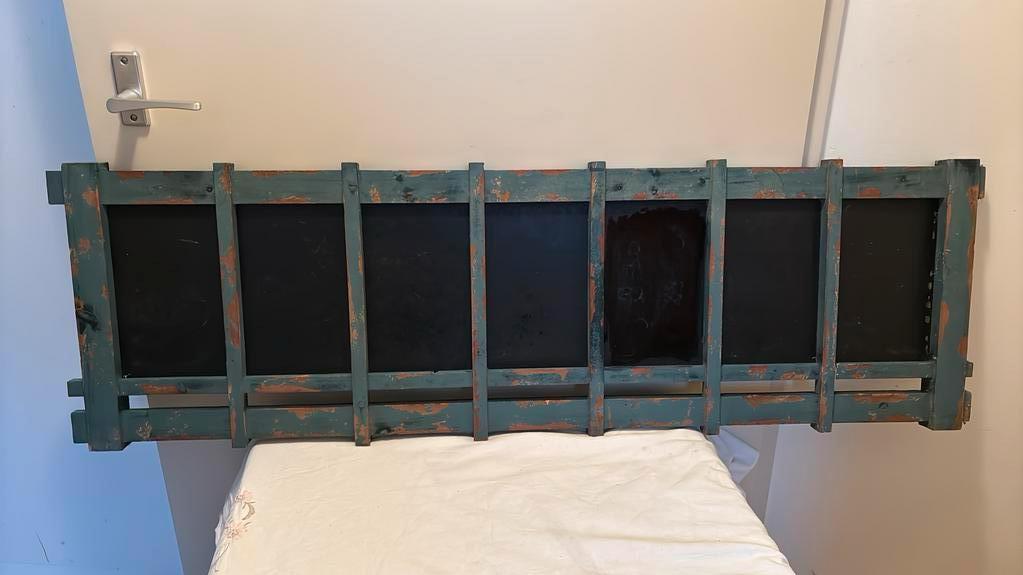 Krijtbord brocante 119 x 37 cm, Ophalen of Verzenden, Zo goed als nieuw, Overige typen