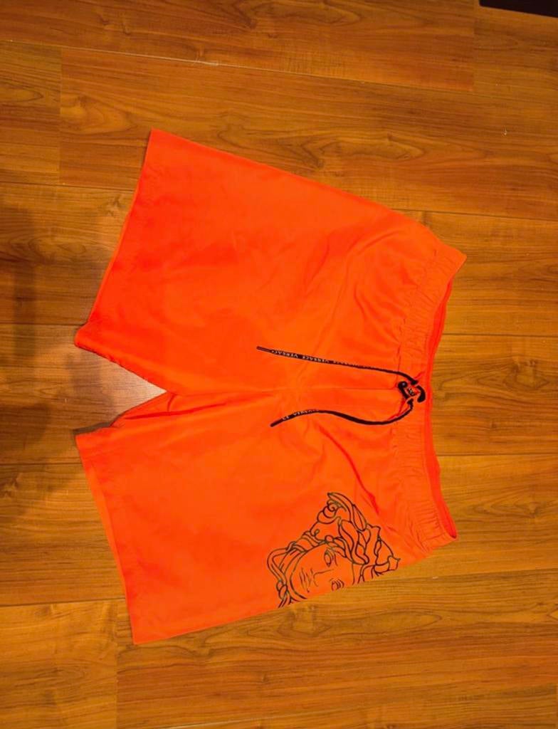 Mens Versace swim shorts, Ophalen of Verzenden, Overige maten, Oranje, Zwemshort