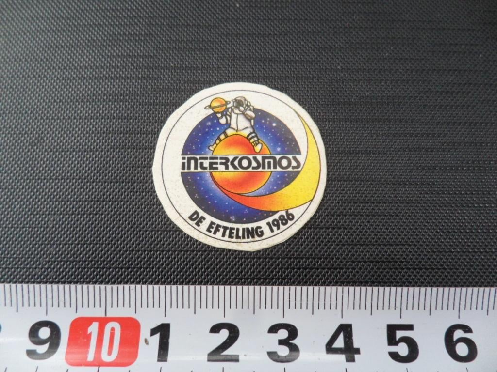 sticker de efteling 1986 interkosmos, Verzamelen, Stickers, Zo goed als nieuw, Ophalen