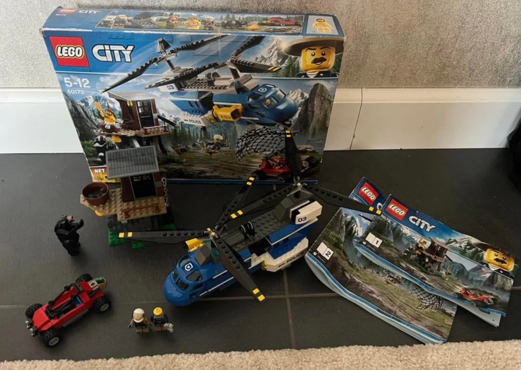 Lego City Set 60173 berg arrestatie, Ophalen, Gebruikt, Complete set, Lego