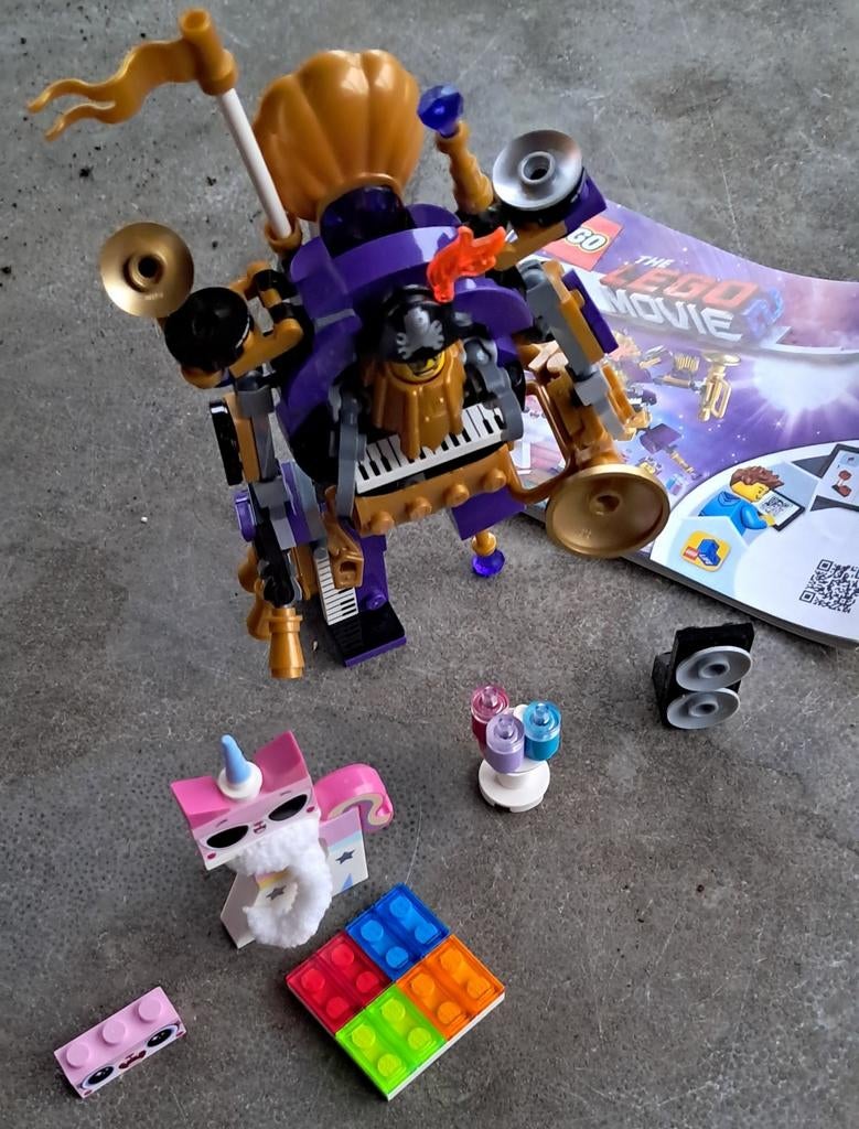 LEGO Movie 2 - MetalBeard's Heavy Metal Motor Trike! 70848, Ophalen of Verzenden, Zo goed als nieuw, Complete set, Lego