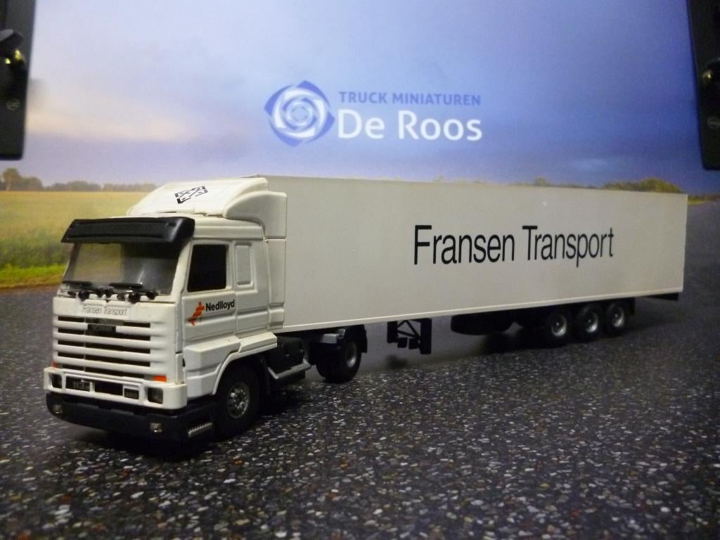 Tekno Scania 113 Fransen Transport, Ophalen of Verzenden, Zo goed als nieuw, Bus of Vrachtwagen, Tekno