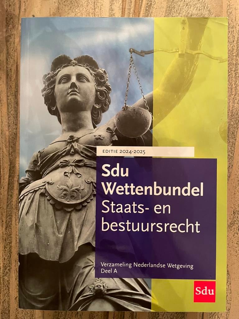 Wettenbundel deel A, B en C 2024/2025, Boeken, Ophalen of Verzenden, Zo goed als nieuw