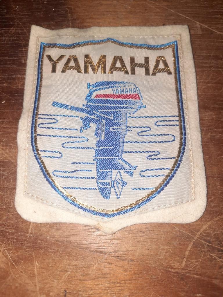 Vintage Yamaha Buitenboordmotor Patch, Ophalen of Verzenden