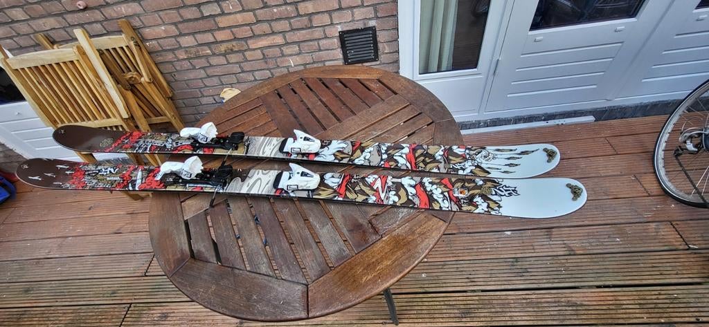 K2 Kung Fujas Ski's 2011 189cm- All-Mountain Freeride, Sport en Fitness, Skiën en Langlaufen, 160 tot 180 cm, Gebruikt, Ski's